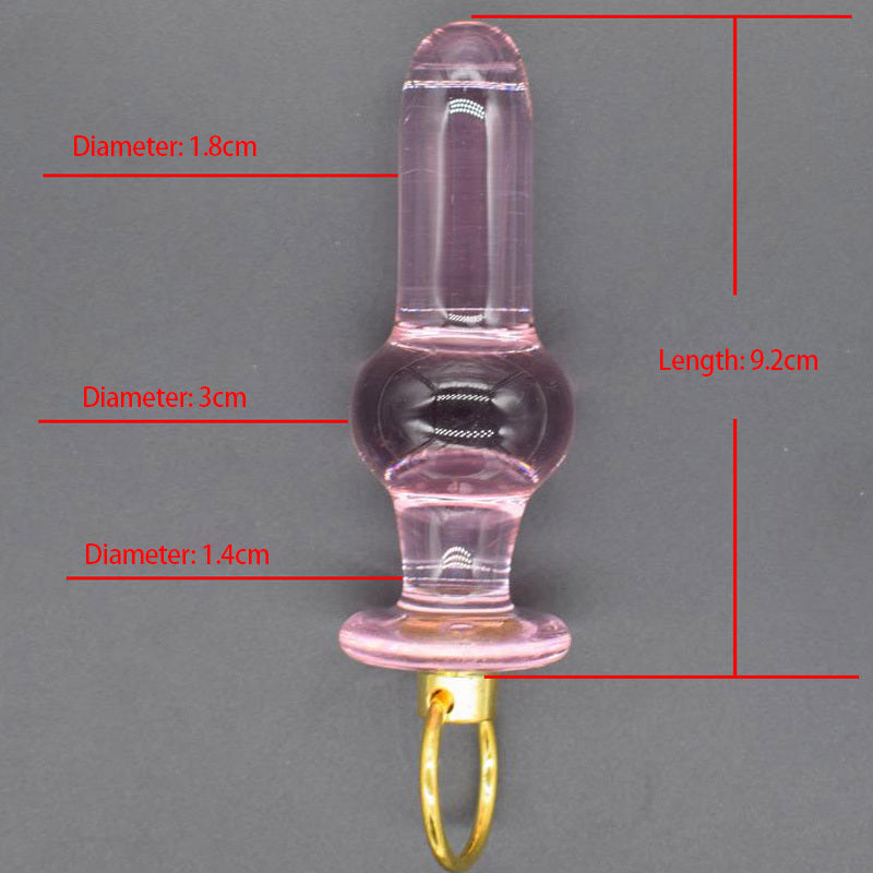 Gode de massage en verre