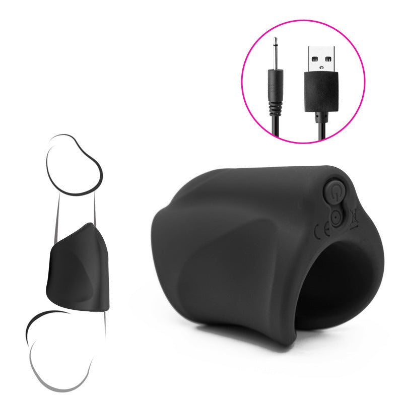 USB Vibrating Turltle Head Cock Ring