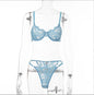 Ensemble de lingerie en dentelle avec soutien-gorge et culotte