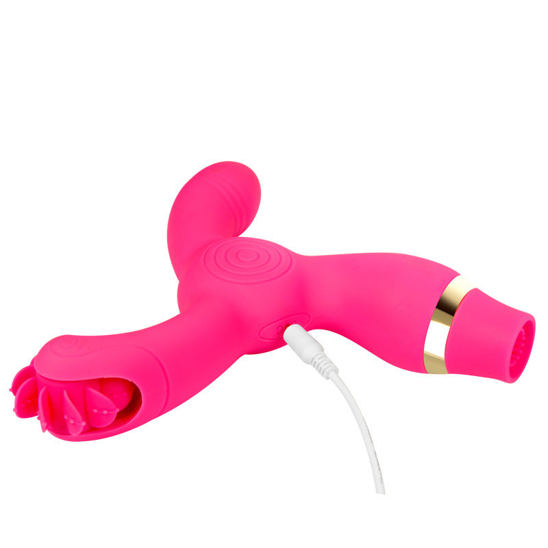 Three-head Silicone Vibration Massager