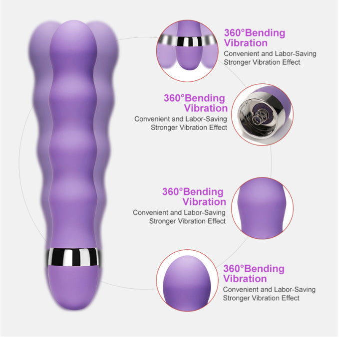 Silicone Thread Diamond Vibrator Toy