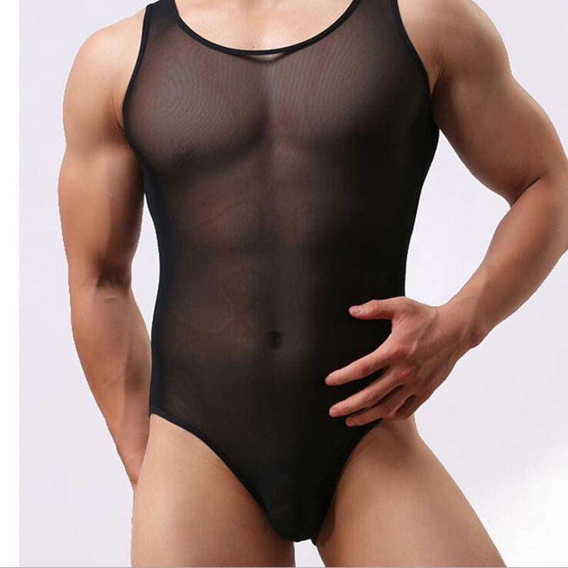 Body en maille transparente