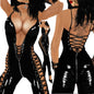 LUXXX Sexy Patent Leather Bodysuit