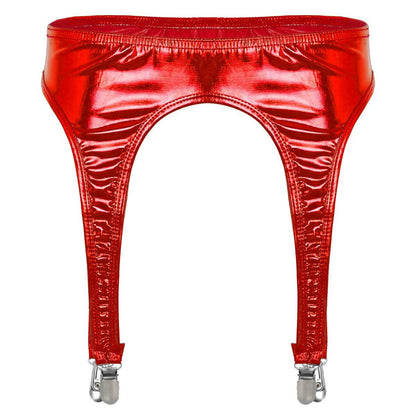 Porte-jarretelles en cuir verni LUXXX