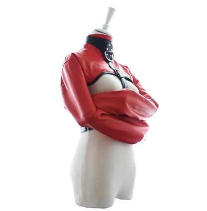 Leather Brace & Handcuffs Bound Bundle Sexy Lingerie