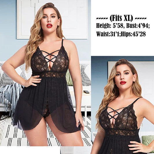 Cross Bra Lace Lingerie Curvy Women