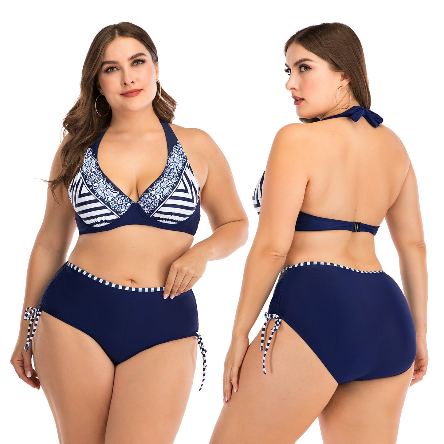 Plus size women bikini