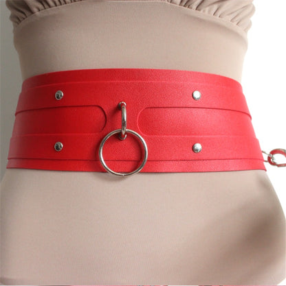 Leather Belt set hands, waist, thighs