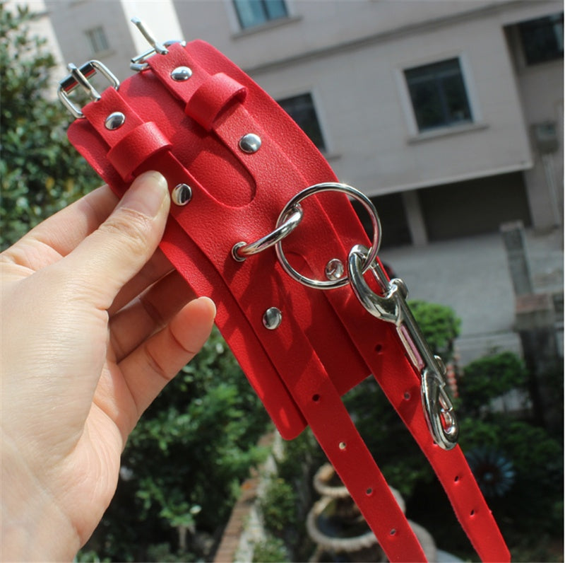 Leather Belt set hands, waist, thighs