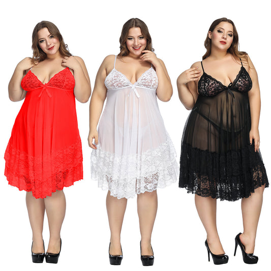 Sexy Lace Lingerie  Curvy Women