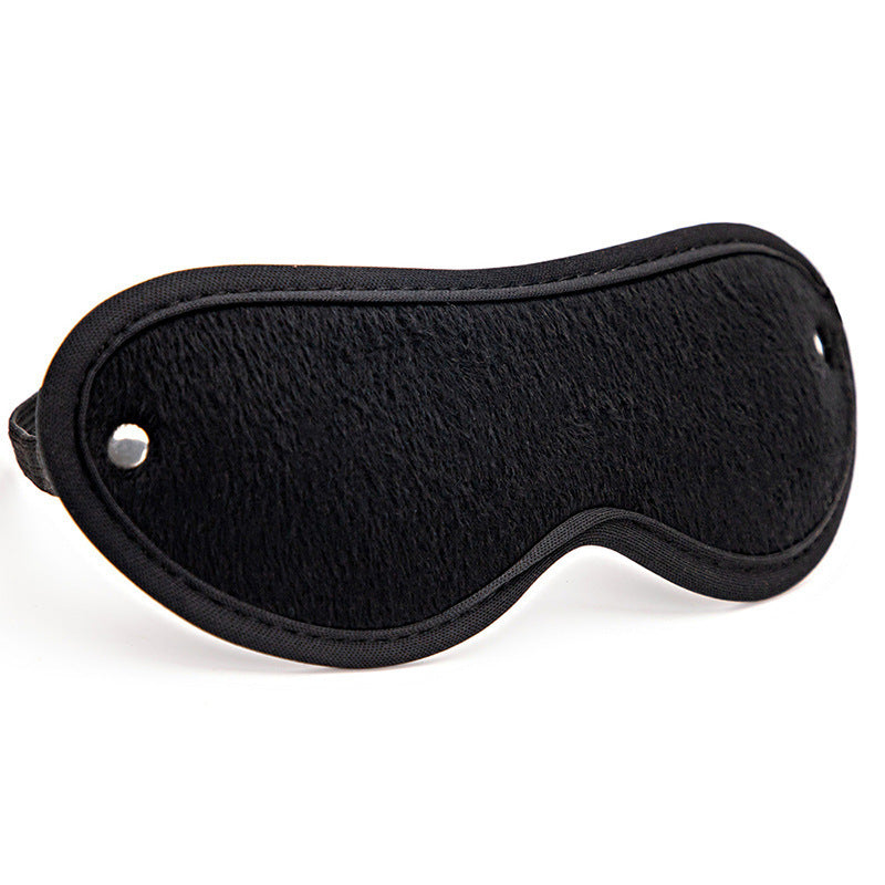 Four Piece Set Paddle Toy Whip Eye Mask Feather