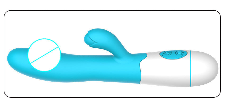Silicone massager vibrator
