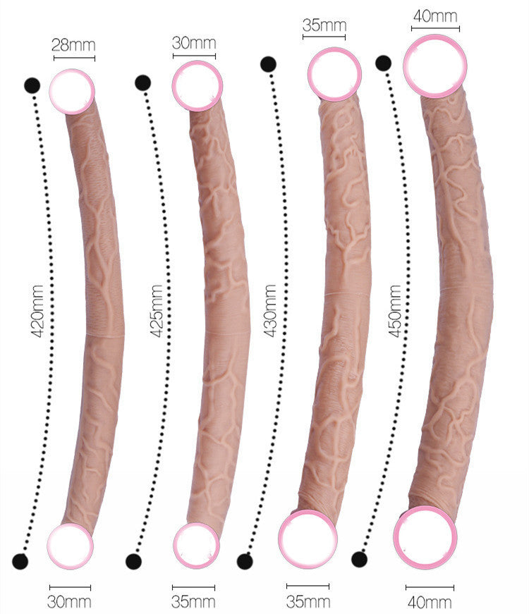 Women's Double-headed Dragon Silicone Massage Toy