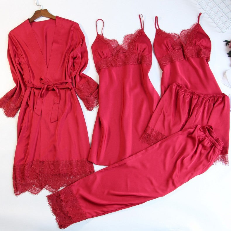 LUXXX Five-Piece Sexy Lace Nightgown
