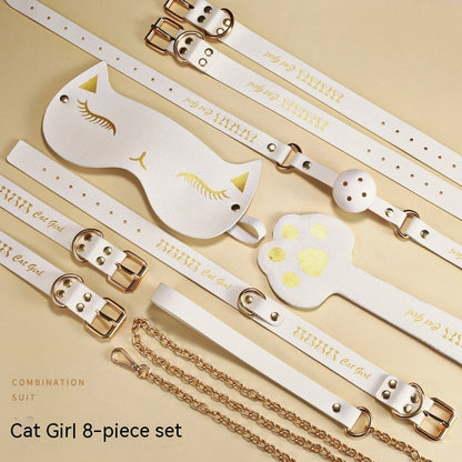 VIPXXX WHITE Bondage et discipline Menottes Menottes pour les pieds