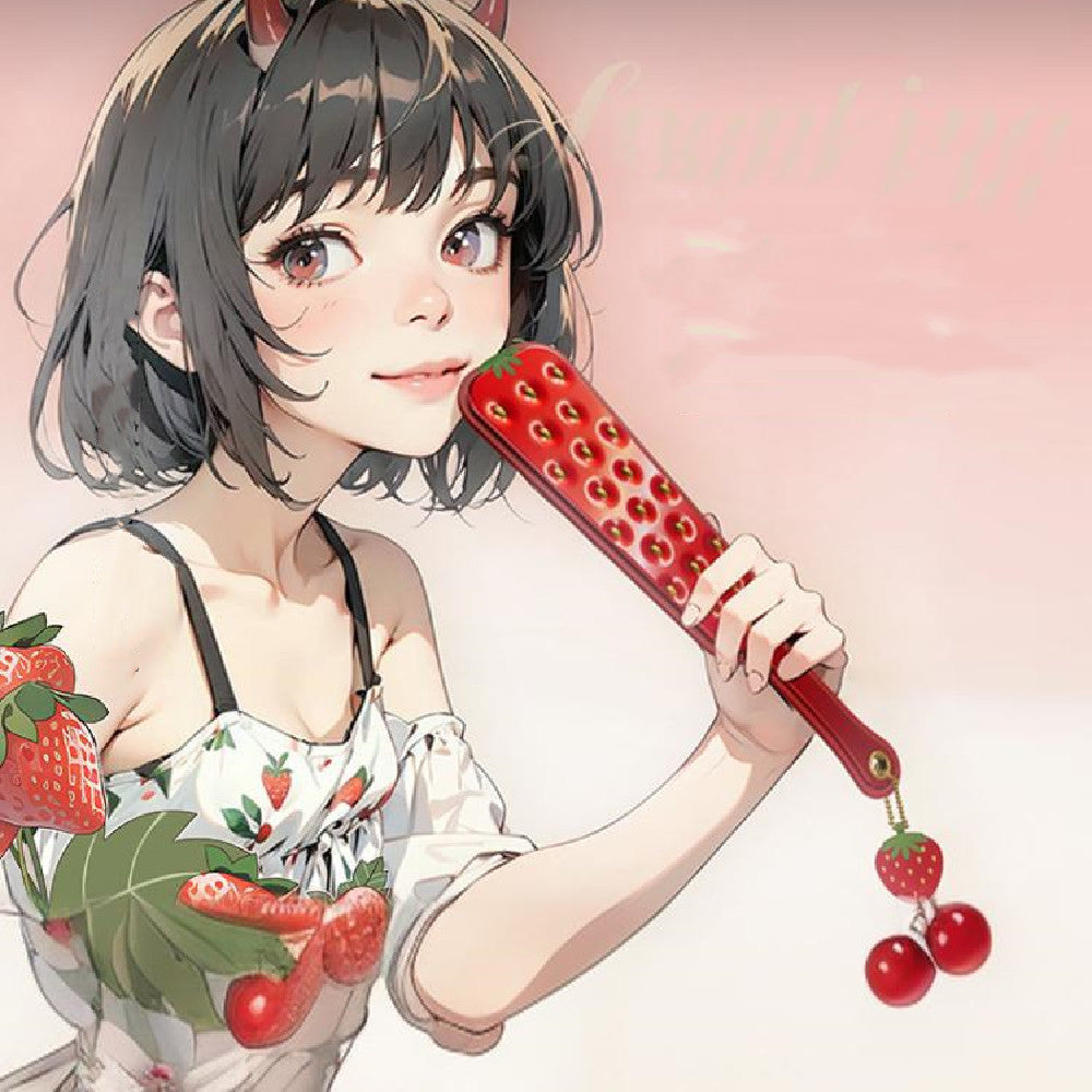 Raquette de punition à la fraise