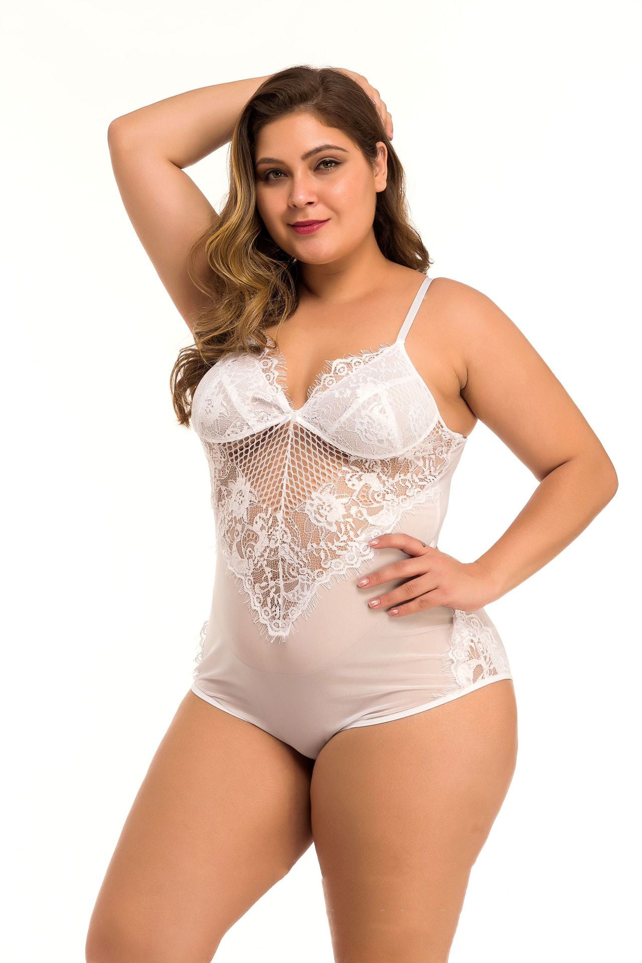 One-piece Lace Curvy women