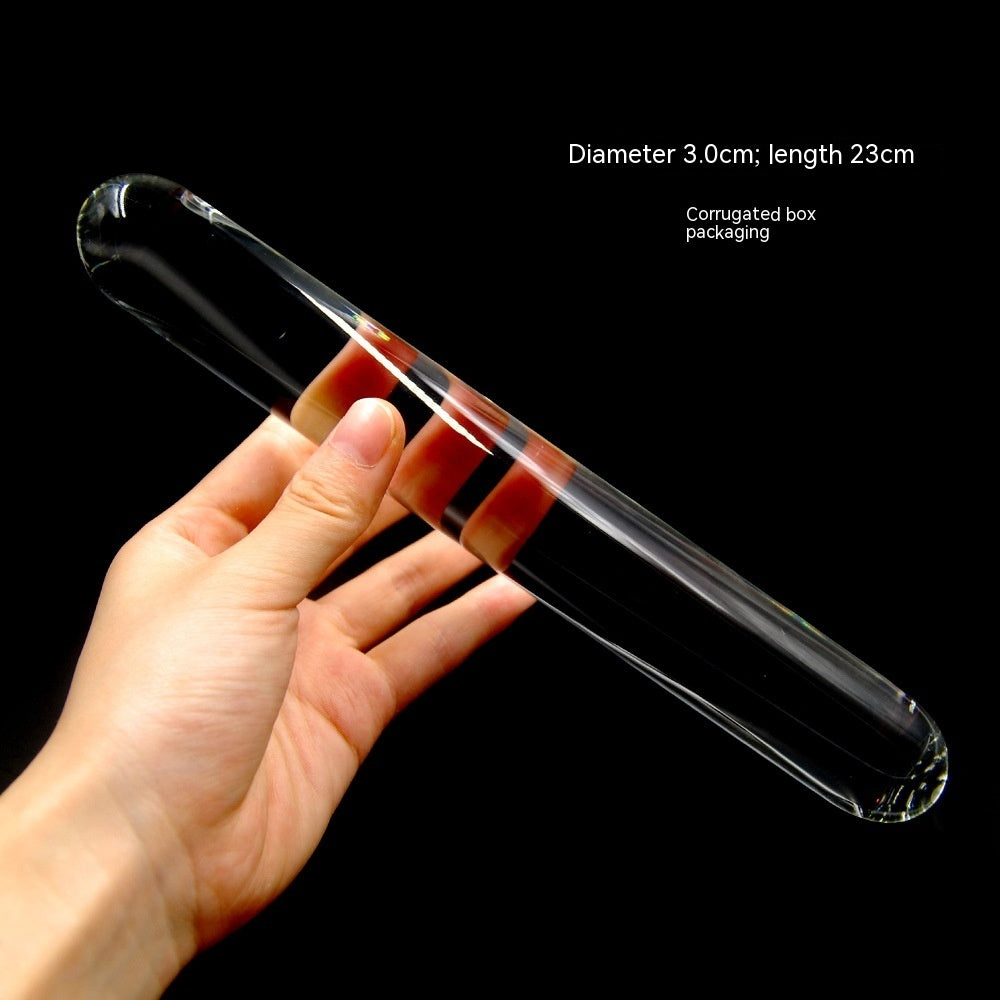 Couple Toy Cylinder Glass Stick Massage