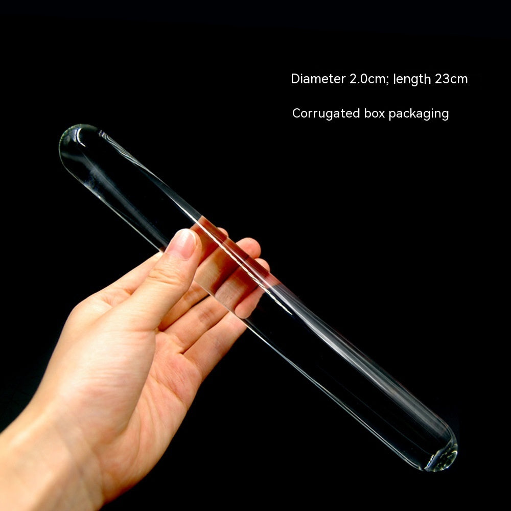 Couple Toy Cylinder Glass Stick Massage