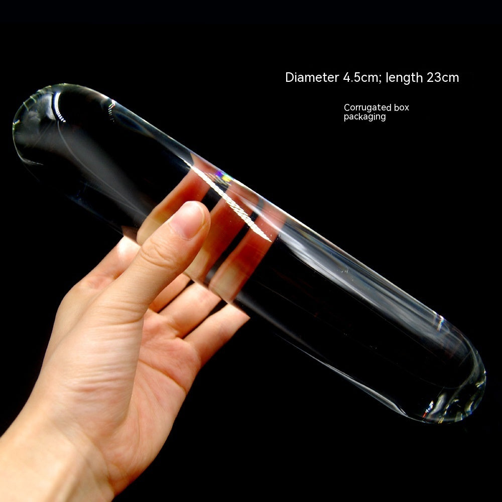 Couple Toy Cylinder Glass Stick Massage