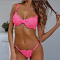 Ensemble de lingerie en dentelle avec soutien-gorge et culotte