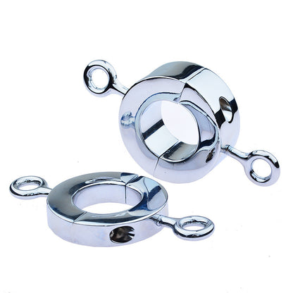 Metal Negative Weight Bearing Heavy Pendant Bondage Device Ring Stimulation