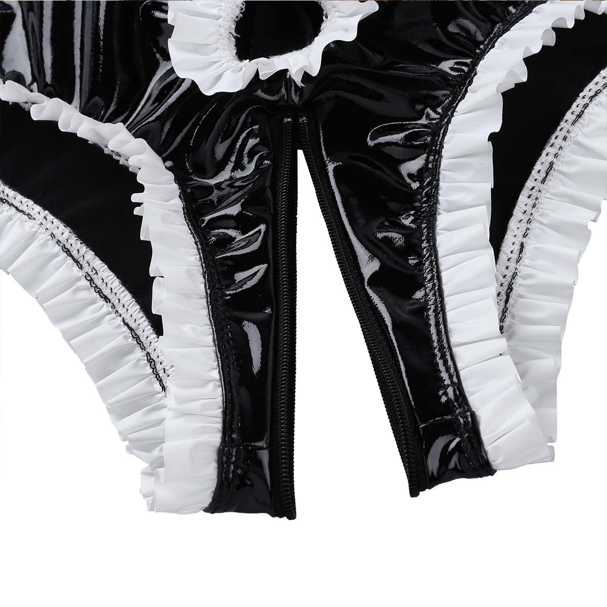 Maid Costume Cosplay Sissy Latex Underwear Men Gay Fetish