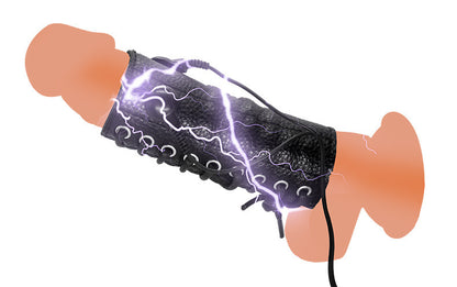 Bague en cuir à double électrode pour poulet