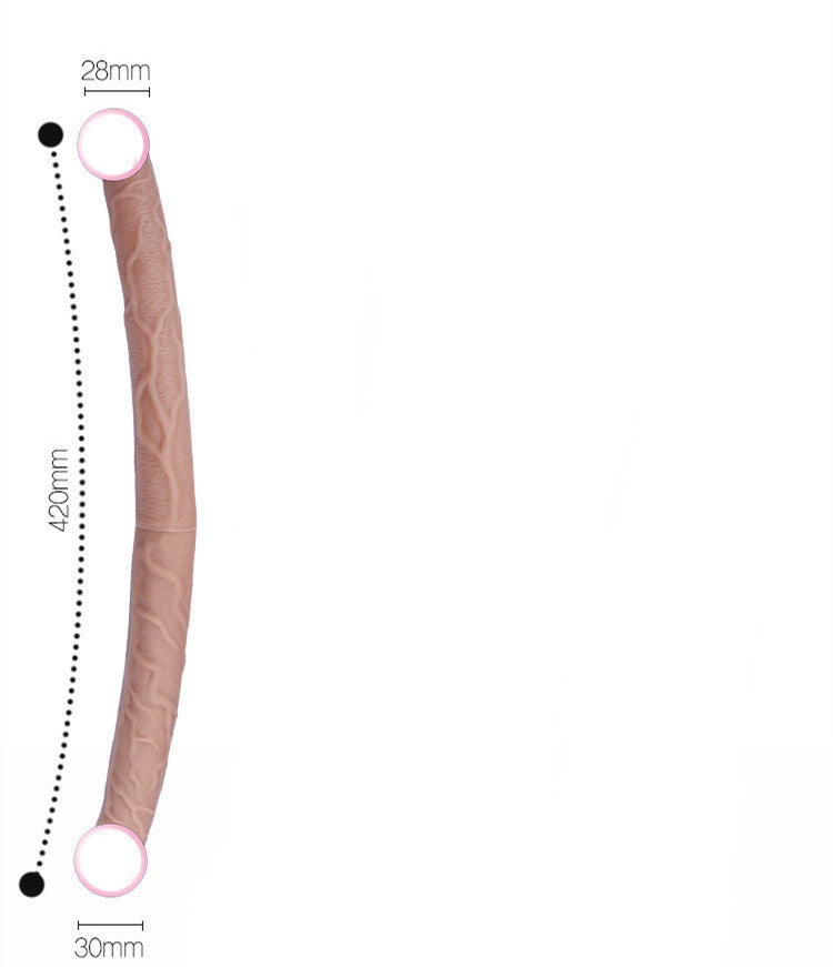 Women's Double-headed Dragon Silicone Massage Toy