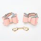 Leather Handcuffs with bows