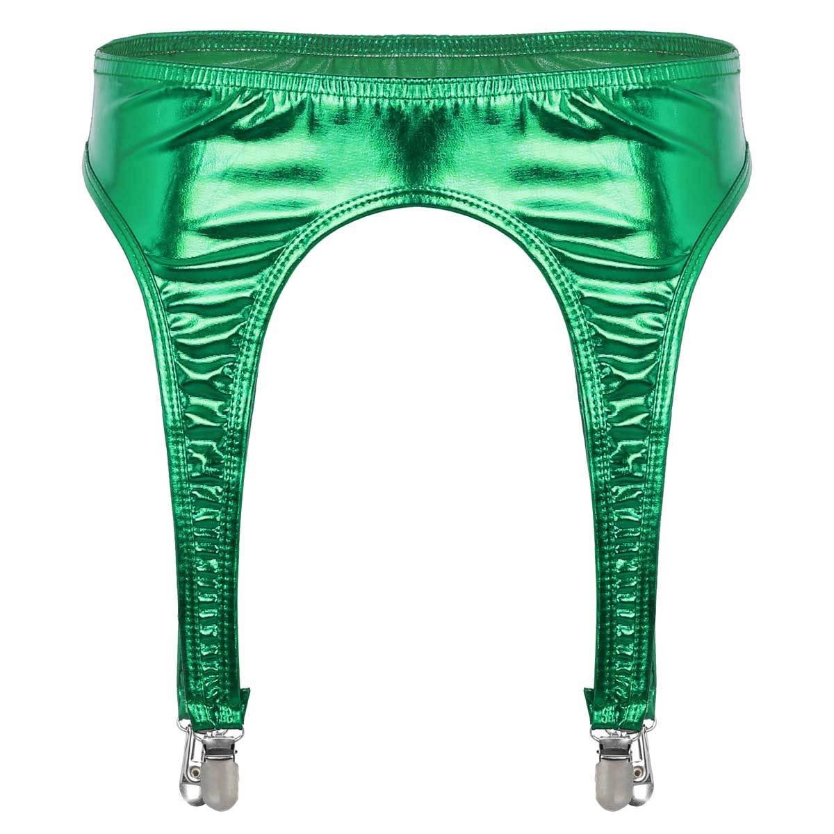 Porte-jarretelles en cuir verni LUXXX