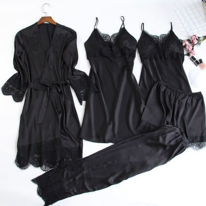 LUXXX Five-Piece Sexy Lace Nightgown