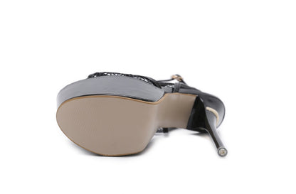 Talon aiguille super haut à plateforme