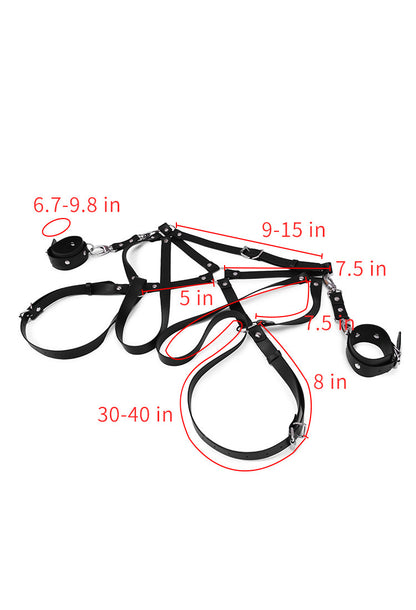 Ceinture avec menottes connectées