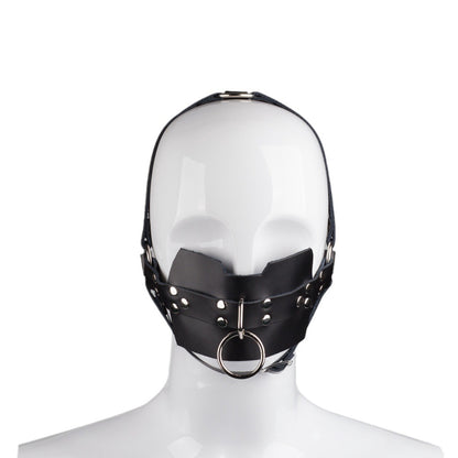 Leather PVC Head-mounted Ball Gag