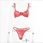 Ensemble de lingerie en dentelle avec soutien-gorge et culotte