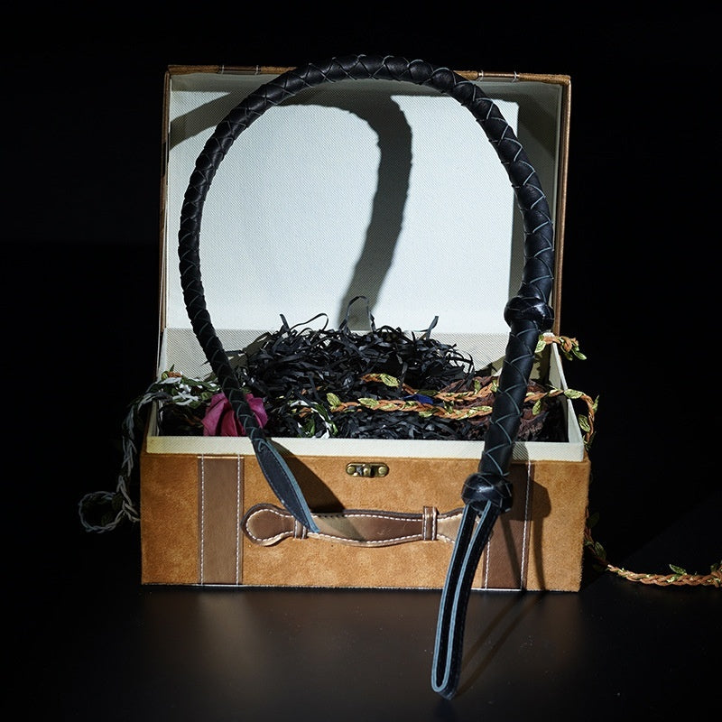 Hand-woven Punishment Horsewhip