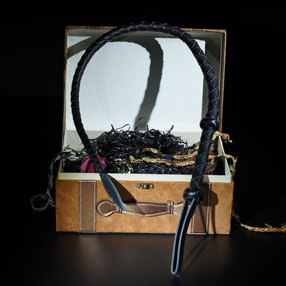 Hand-woven Punishment Horsewhip