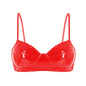 Soutien-gorge en cuir verni LUXXX