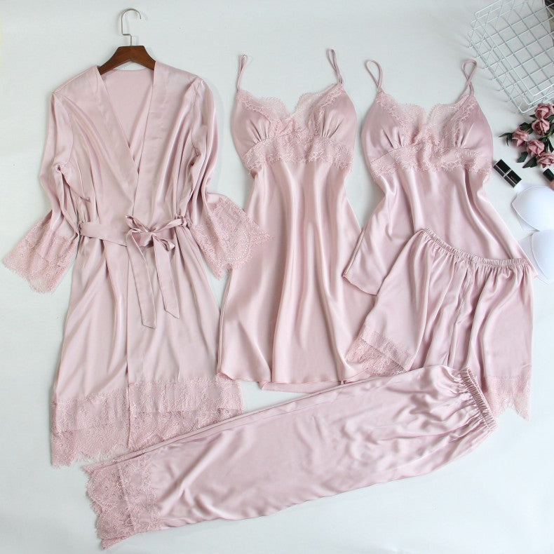 LUXXX Five-Piece Sexy Lace Nightgown