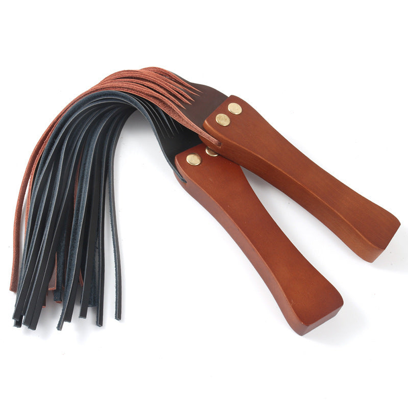 Leather Paddle and Whip