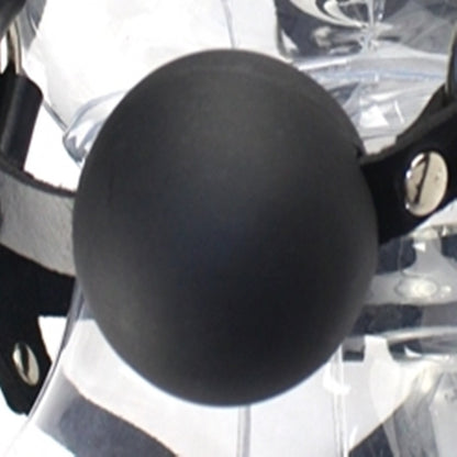 Leather PVC Head-mounted Ball Gag