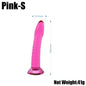 Transparent Jelly Crystal Massage Dildo