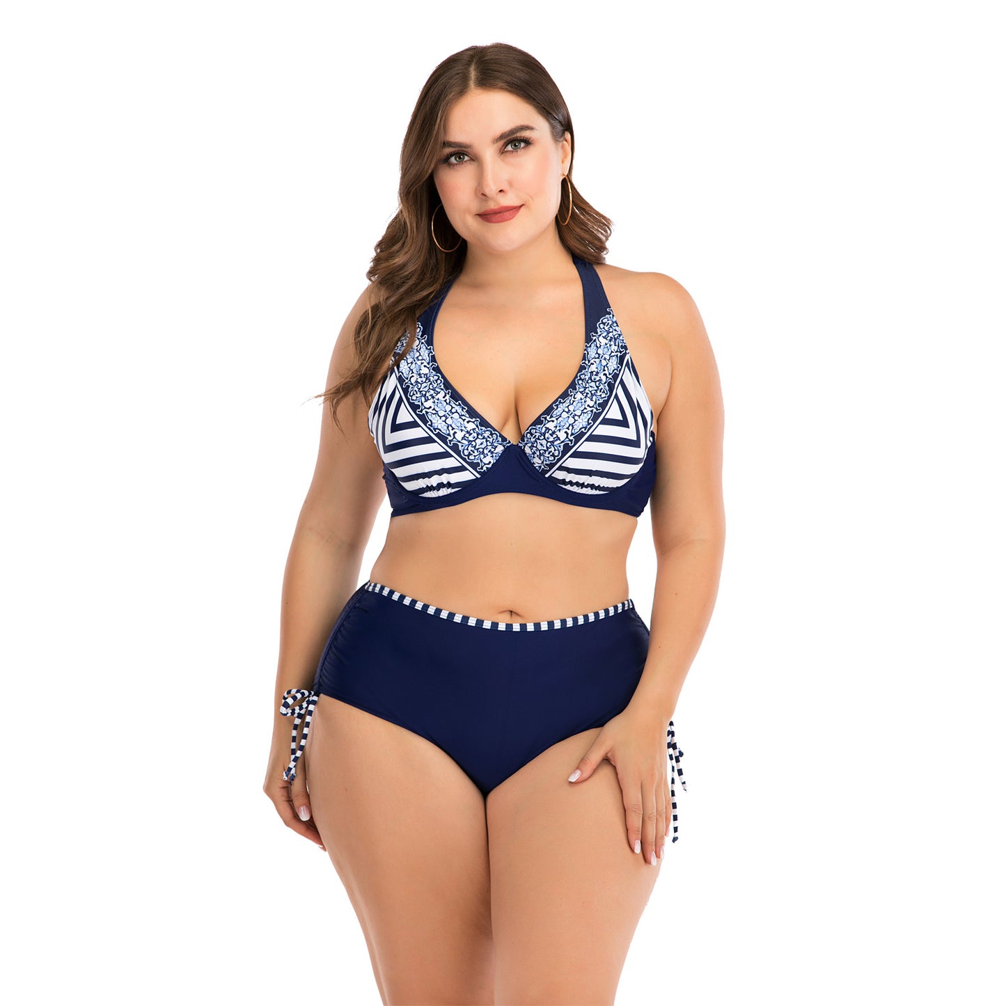 Plus size women bikini