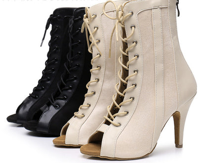 Chaussures de danse montantes à lacets