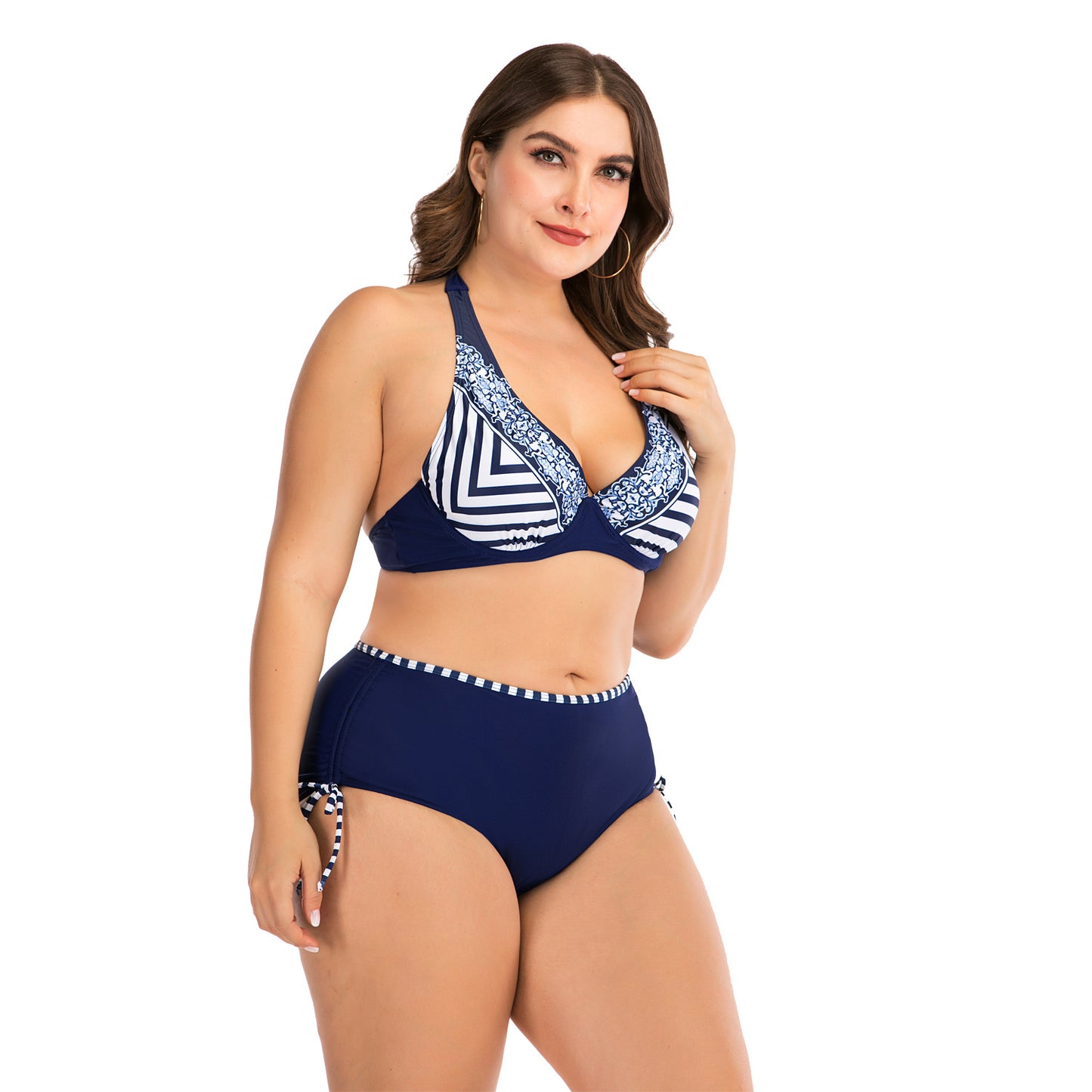 Plus size women bikini
