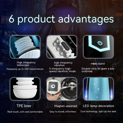 Blue Starry Sky Vibration Massager