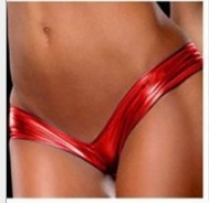 Slip en cuir verni multicolore