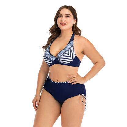 Plus size women bikini