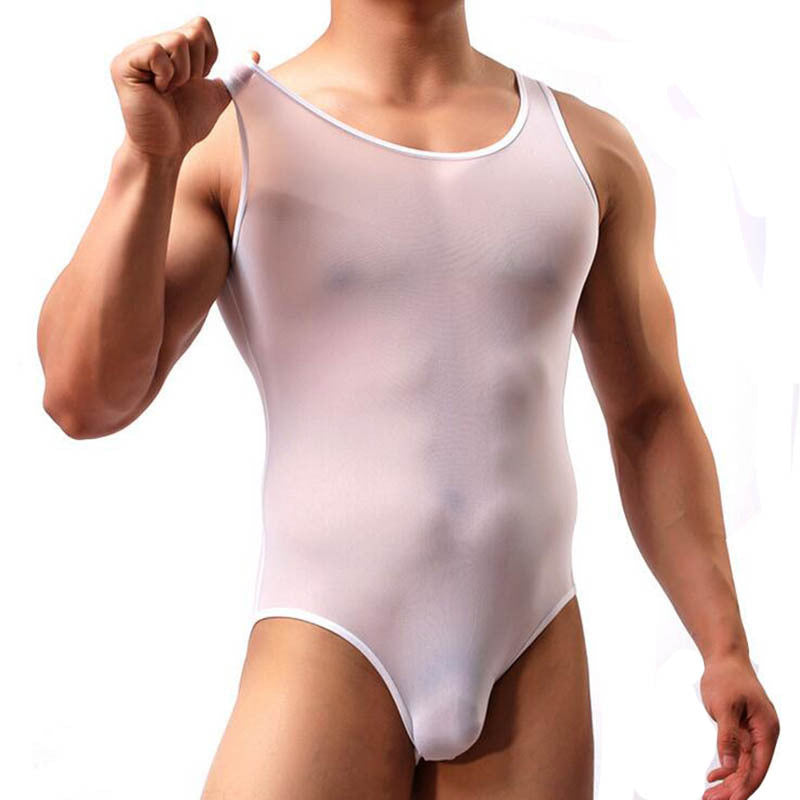 Body en maille transparente